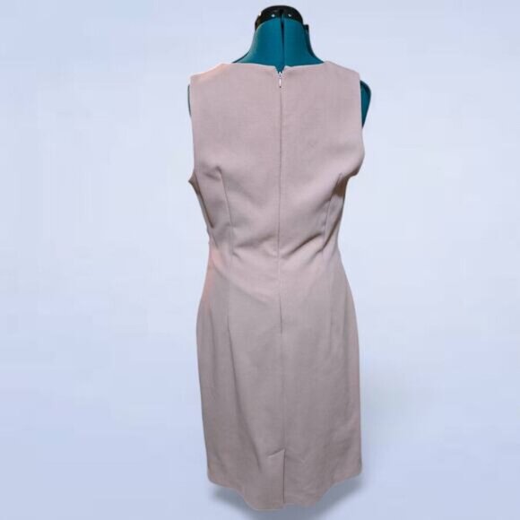 Le Chateau Dusty Rose Professional Pencil Sheath Dress - Size Large - Picture 3 of 8